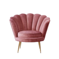 fauteuil coquillage en vente par 126 Events - deco privé