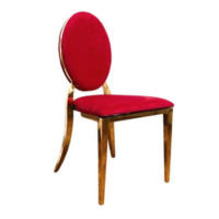 chaise Médaillon rouge en vente par 126 Events - deco privé