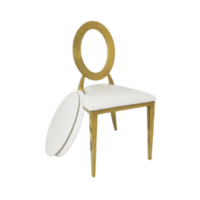 chaise médaillon blanche en vente par 126 Events - deco privé