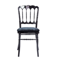 chaise Napoleon noire en vente par 126 Events - deco privé